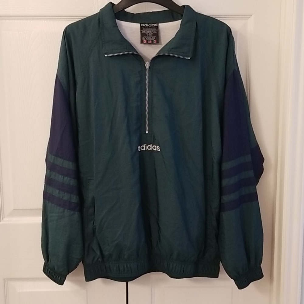 Vintage Adidas Pullover Jacket - image 1